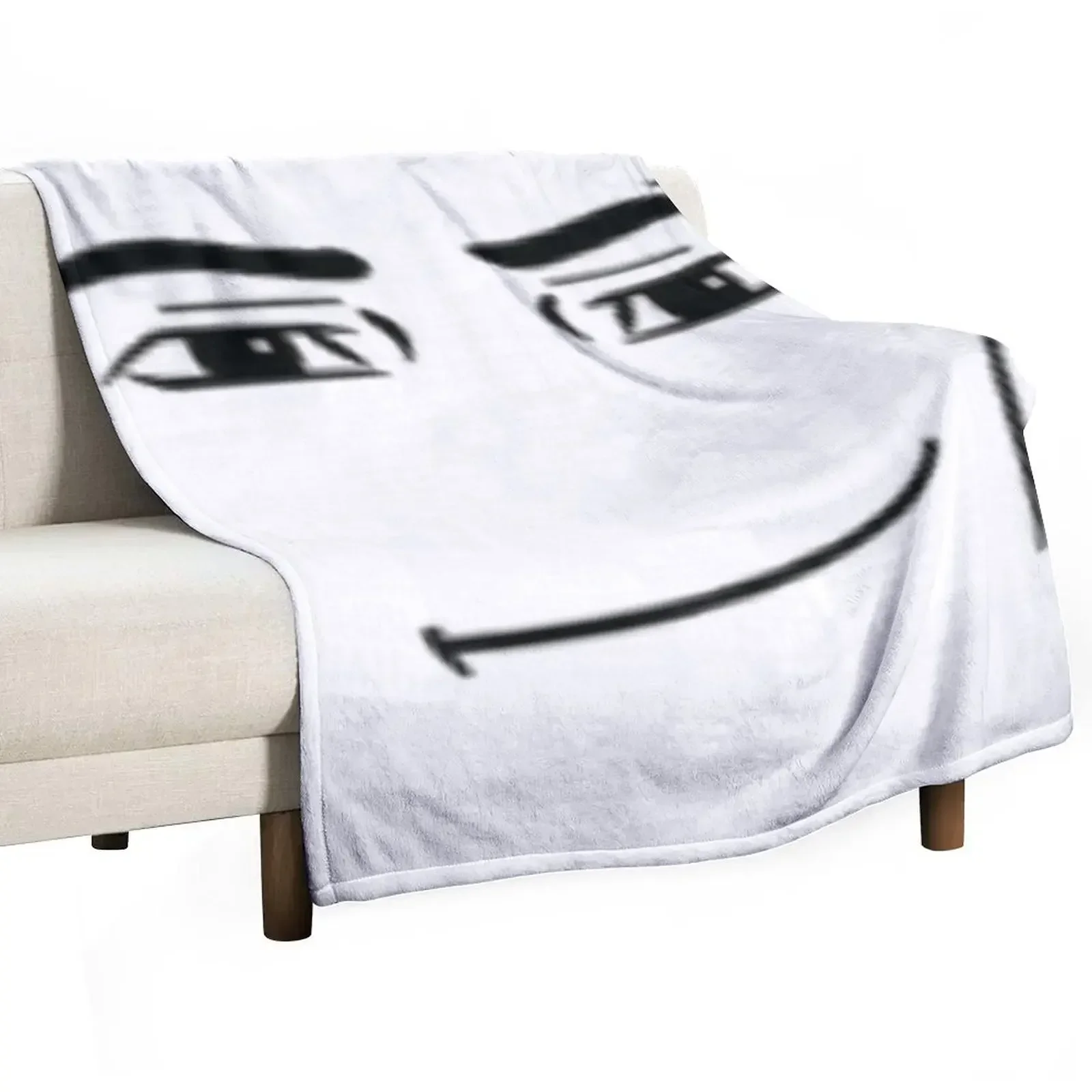 

Man face Throw Blanket Thermals For Travel Winter beds anime For Baby Blankets