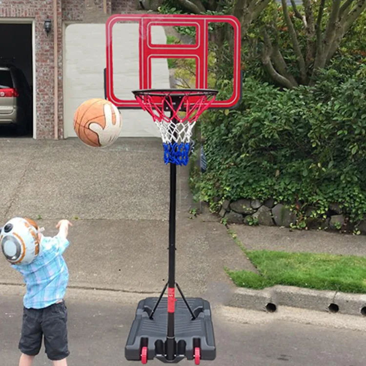 Basketball Hoop Basketball Stand Basketball System on Wheels for Children and Teenagers Height Adjustable