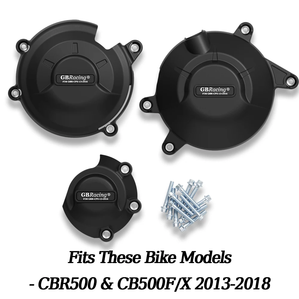 V2 CBR500R & CB500F/X 2019-2026 NX500 ADVENTURE SPORT 2024-2026 CBR500 & CB500F/X 2013-2018 Engine Cover Set Alternator Cover image 3