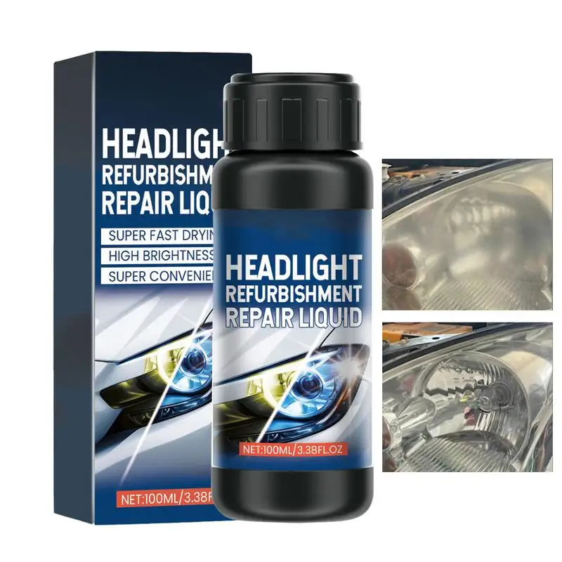 

100ML Headlight Repair Agent for Car Headlight Restoration Polishing Kits Headlamp Repair Fluid auto Paint Refurbish Agent