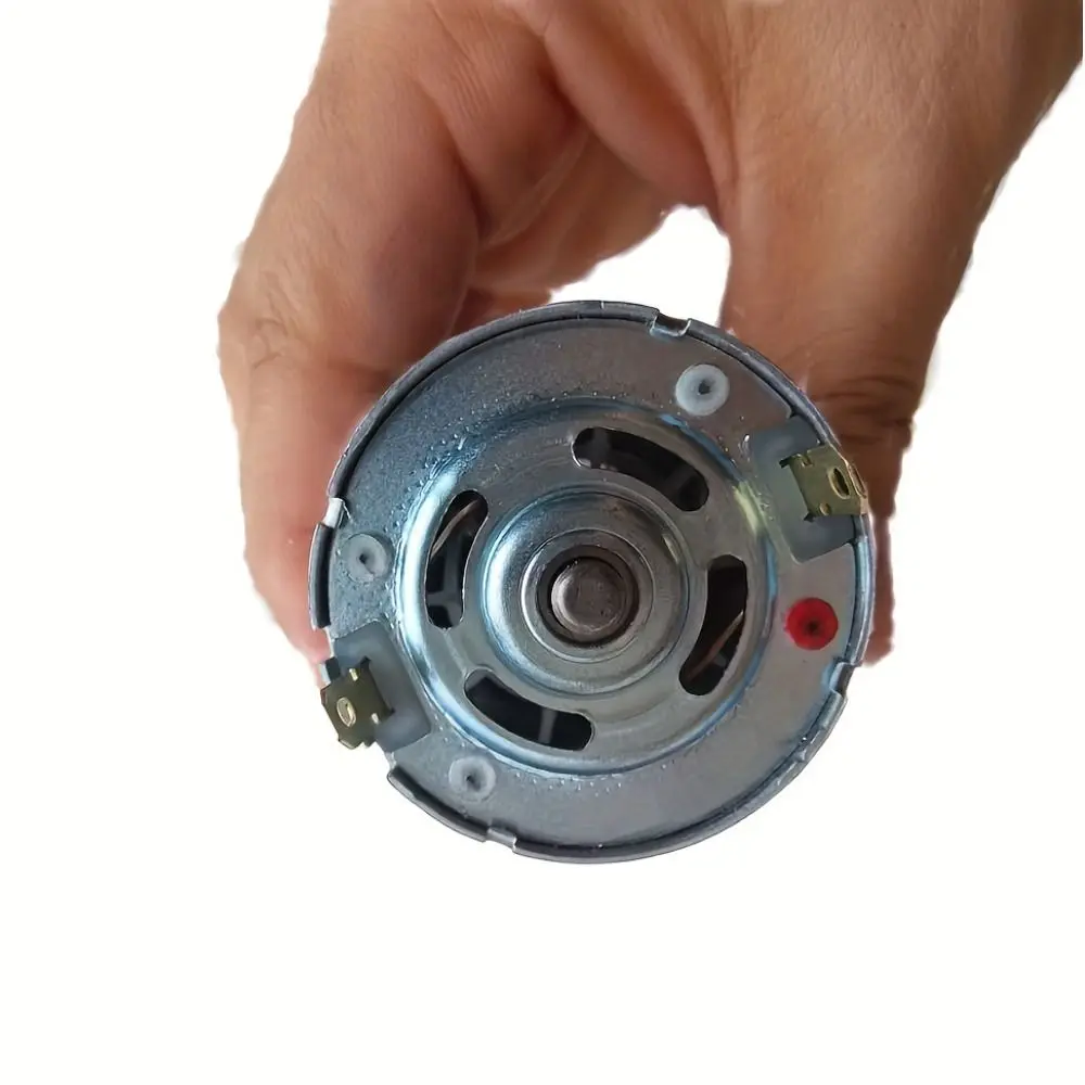 High Speed Brush Motor Small High Power Micro Electric Motor Front Ball Bearing Double Axis Silent Motor Lithium Battery