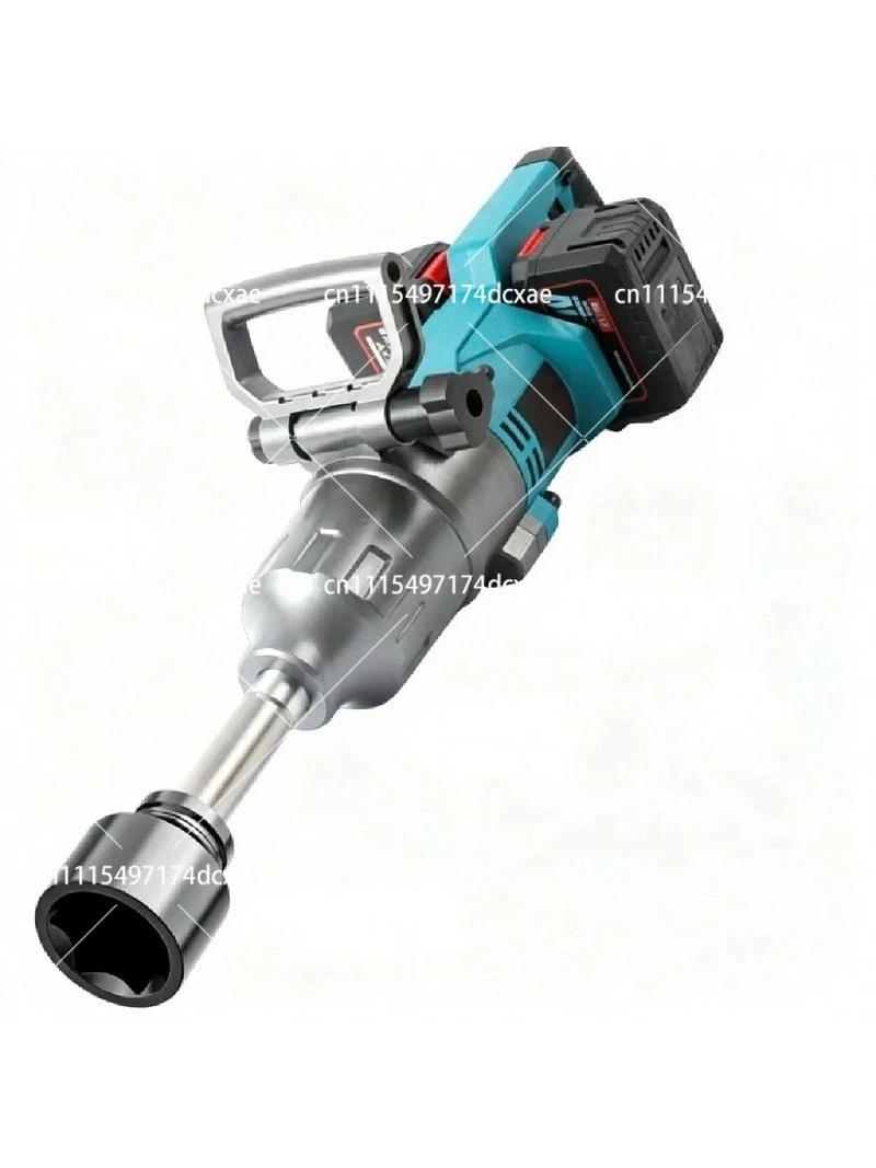 Cordless Brushless Impact Wrench for Auto Repair, High Torque Charging Wrench with Large Nut Removal