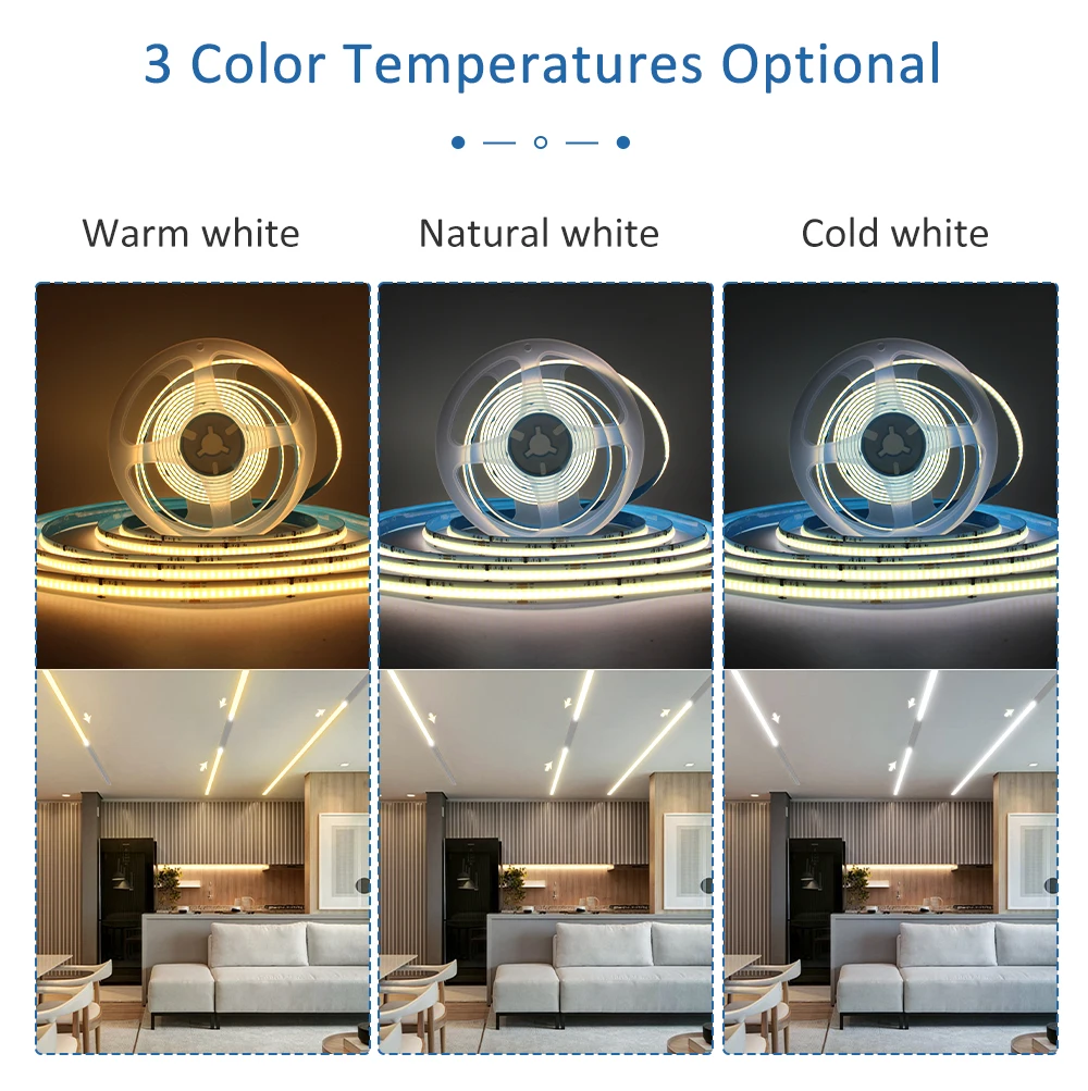 5M 10M 15M WS2811 COB Fließendes Wasser Streifen Licht für 24V 400W PIR Motion Sensor LED Treppen Controller Treppe Beleuchtung Dekor – Detail 8