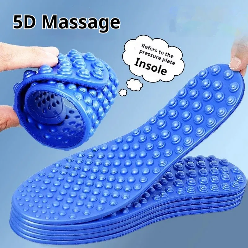 1Pair Relieve foot fatigue Shoes Insoles Finger pressure board Massage Insole Men Woman Shoe Pads Soft Sports Casual Shoes Sole