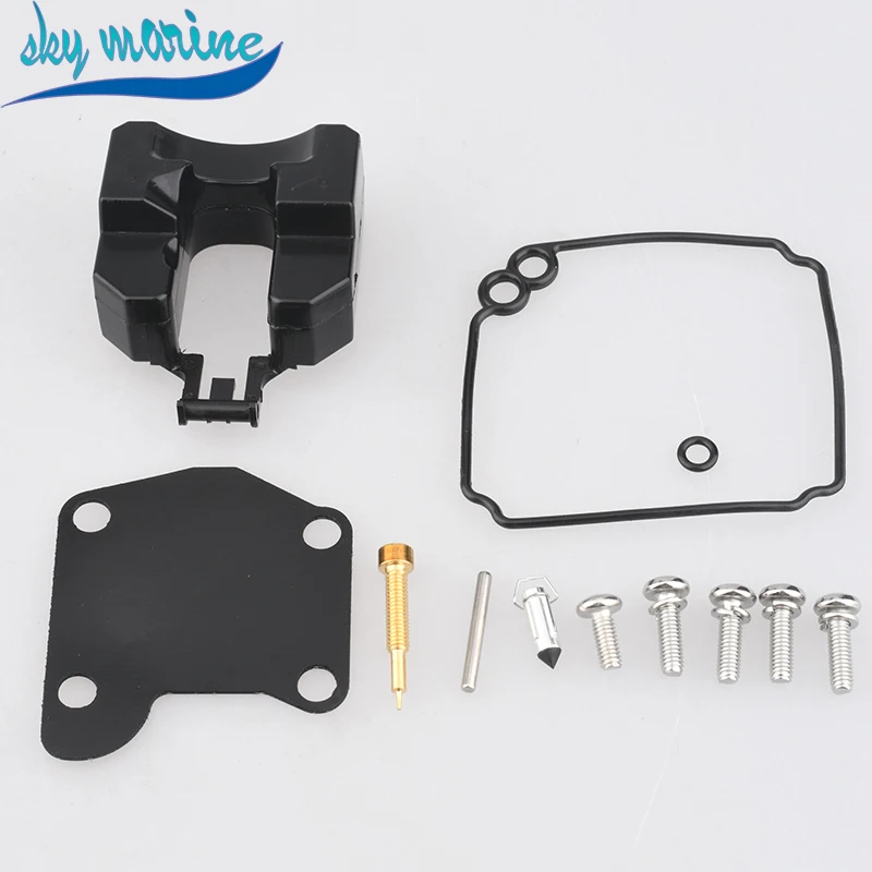 63V-W0093 Carburetor repair kit for yamaha outboard 2 Stroke 9.9HP 15HP 6B4-14301-2 63V-14301Kit riparazione carb 63V-W0093-00