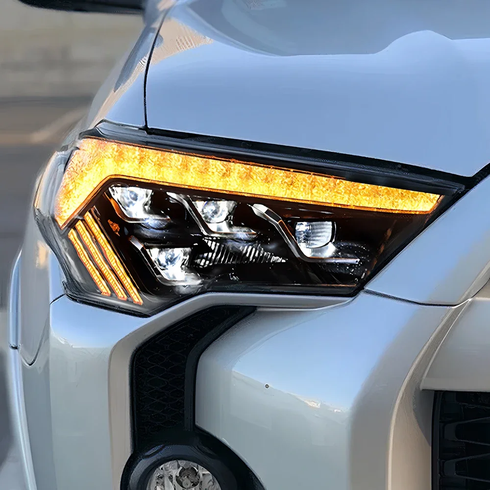 

Car Head Lamp For Toyota 4Runner 2014-2021 LED Auto Headlight New Upgrade Lexus Hot Sale style Projector Four Lens Accessories