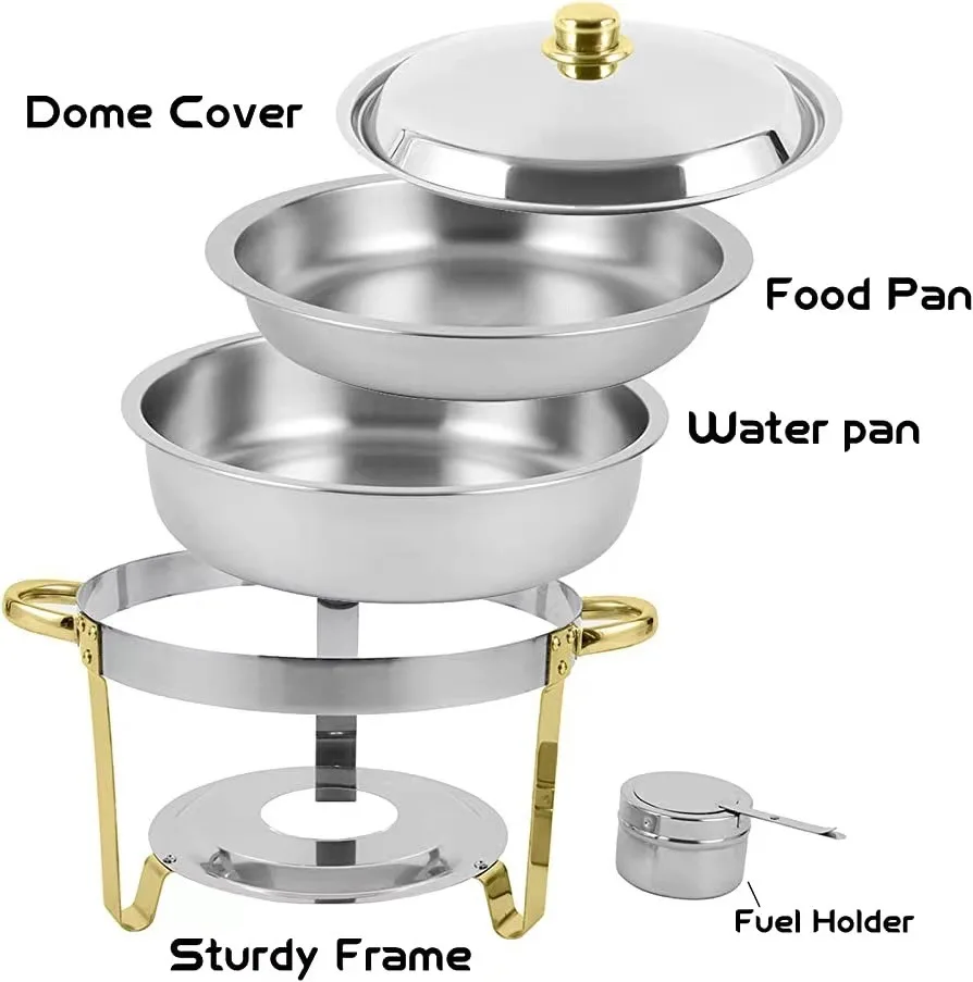 Cross-border Supply Stainless Steel Buffet Furnace Hotel Insulation