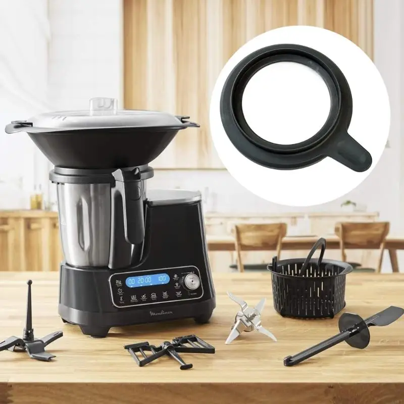 غطاء غطاء مفتوح بصري M6CB لخلاط Thermomix TM5 TM6 غطاء وعاء عالمي مانع للتسرب