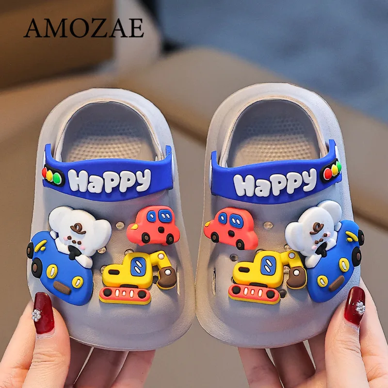 

Children's Sandals and Slippers Cartoon Soft Sole Anti Slip Children's Shoes Girls' Indoor Home Shoes Boys' Sandals Kids Shoes