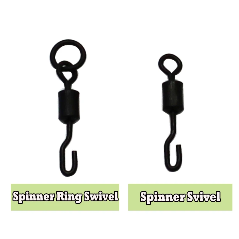 Carp Fishing Accessories Spinner Swivels Quick Change Swivels for Ronnie Rigs Rolling Swivel Carp Fishing Chod Rig Tackle