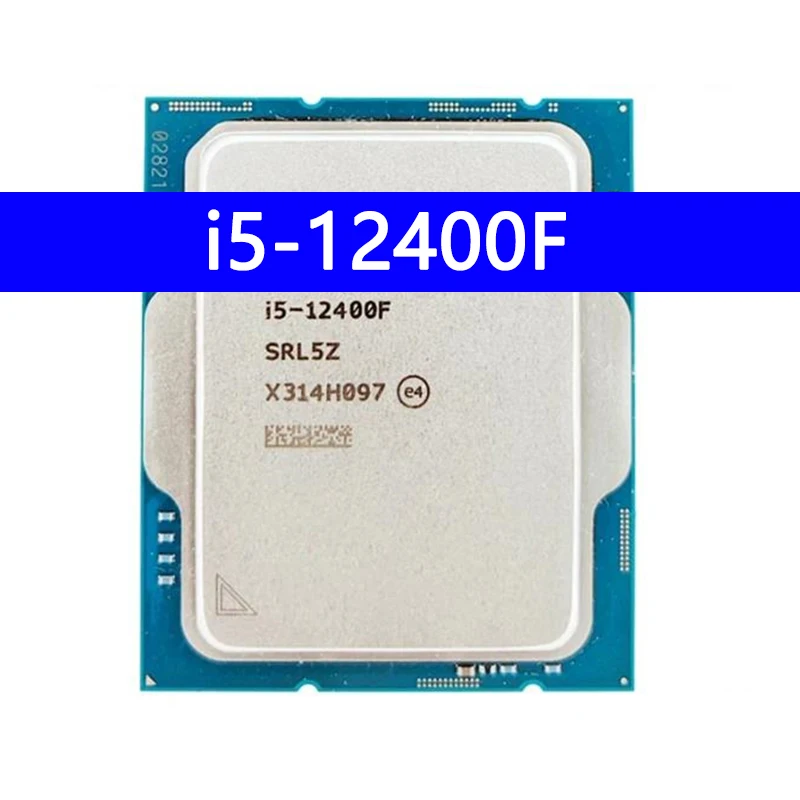 i5-12400F i5 12400F 12th gen CPU processor for B660 Z690 2.5 GHz 10NM L3=18M 65W LGA 1700