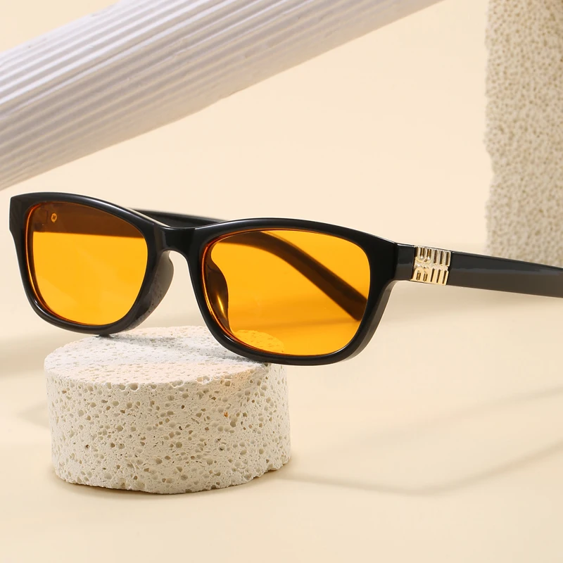 

Солнцезащитные очки в стиле «кошачий глаз» для велоспорта, простые, винтажные, дизайнерские, для женщин и мужчин, разноцветные