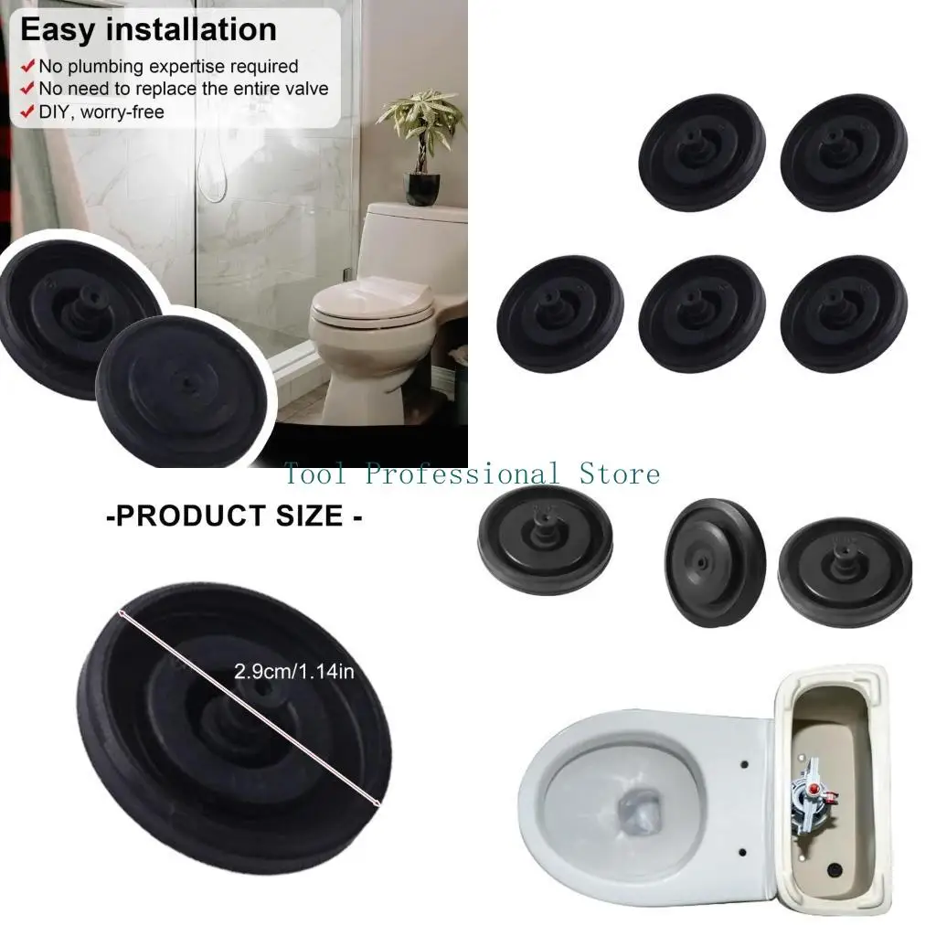 

57qf 5pcs прочный резиновый туалетный наполнительный клапанов замена ванной комнаты аксессуар для ванной комнаты