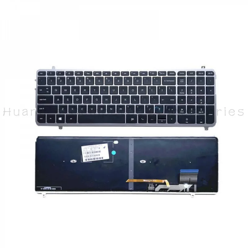 SS+New US Black Keyboard PK130UM2D00 V140902DS1 For HP Touchsmart M6-K M6-K015DX Laptop