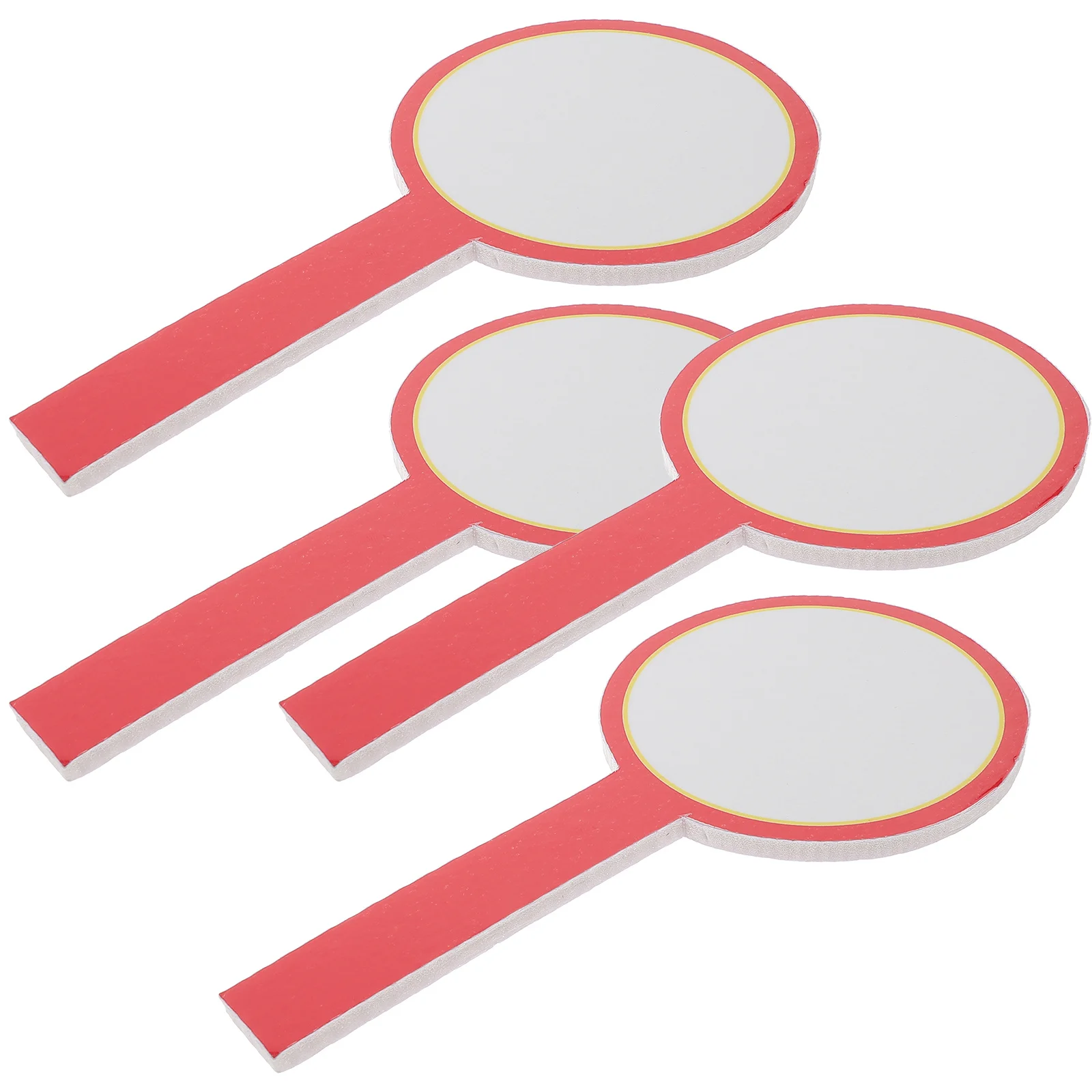 Marcador de espuma para juegos, tableros de borrado en seco, tablero de puntuación de votación ligero, Mini pizarras blancas, paletas de subasta, 4 Uds.