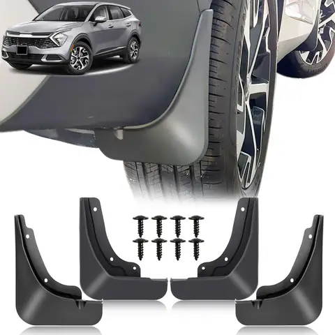 4x Spatlappen Voor KIA Sportage NQ5 LWB 2022 2023 2024 2025 Splash Guards Spatbord Spatlappen Voor Achter spatborden Auto Accessoires