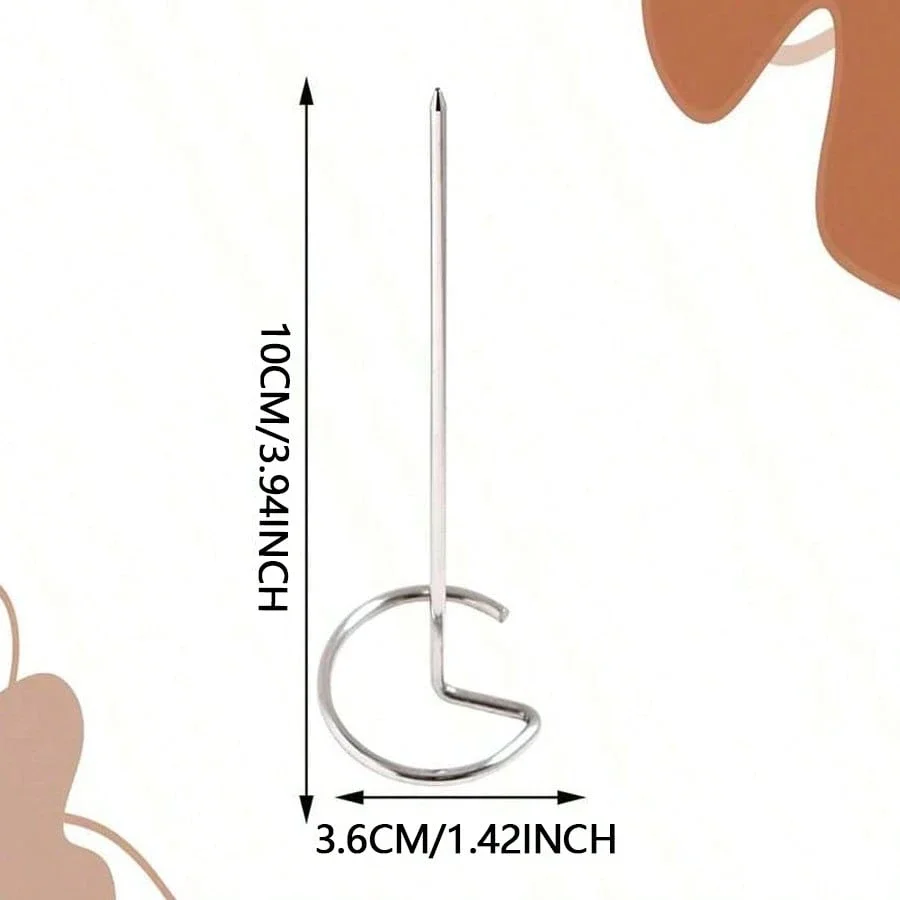 10/20/30 stücke Kabob Spieße Edelstahl Sticks Für Grillen Wiederverwendbare Kebab Werkzeug Grill Edelstahl BBQ Stick Huhn – Detail 3