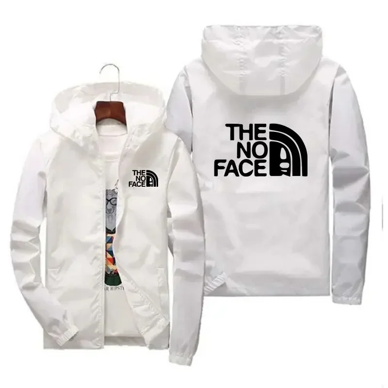 Men's Lightweight Hooded Coat Large Size Four Seasons Casual Jacket Various Colors Choices Windproof Outdoor Streetwear Zipper