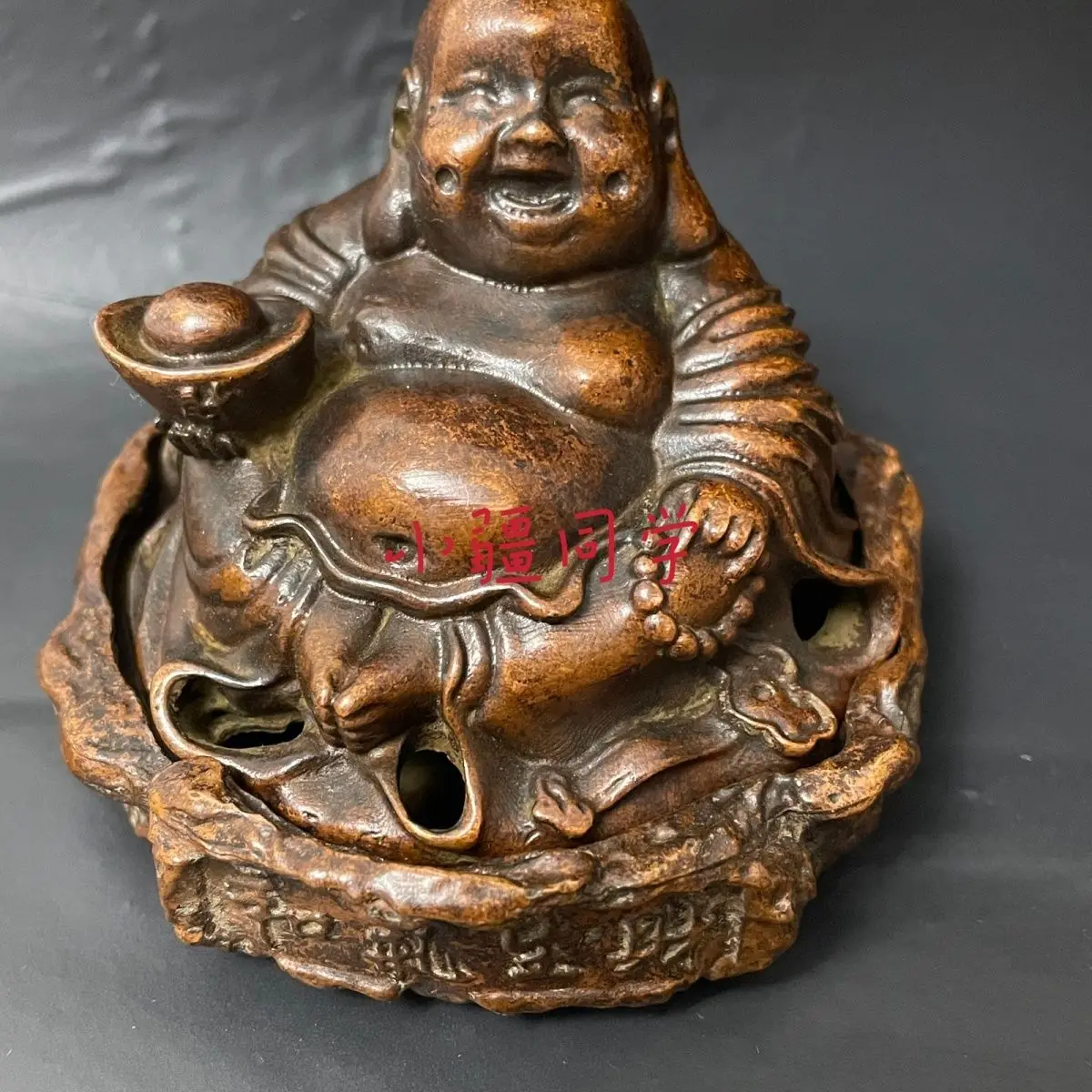 

Maitreya Buddha Shape Aromatherapy Burner Home Tea Art Aromatherapy Incense Burner Accessories Lucky God Statue Two-piece Incens