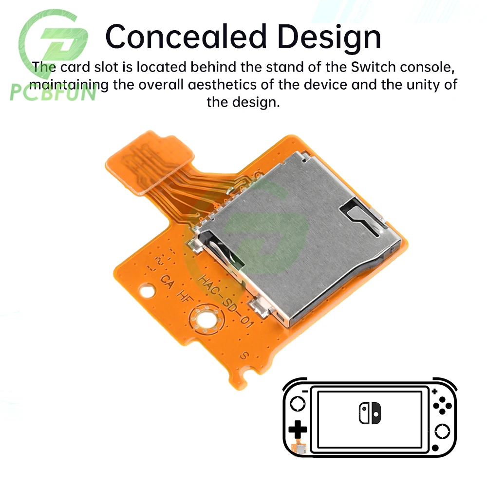 DATA FROG Replacement Micro-Sd Tf Card Slot Socket Board For Nintendo Switch Game Console Card Reader Slot SocketTF card slot