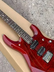 Custom Shop, Made in China,Red electric guitar, very fashionable and beautiful,Free Shipping