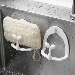 Simple Sponge Drying Holder Plastic Suction Cup Cleaning Pad Storage Rack Sponges Water Drain Kitchen Holders