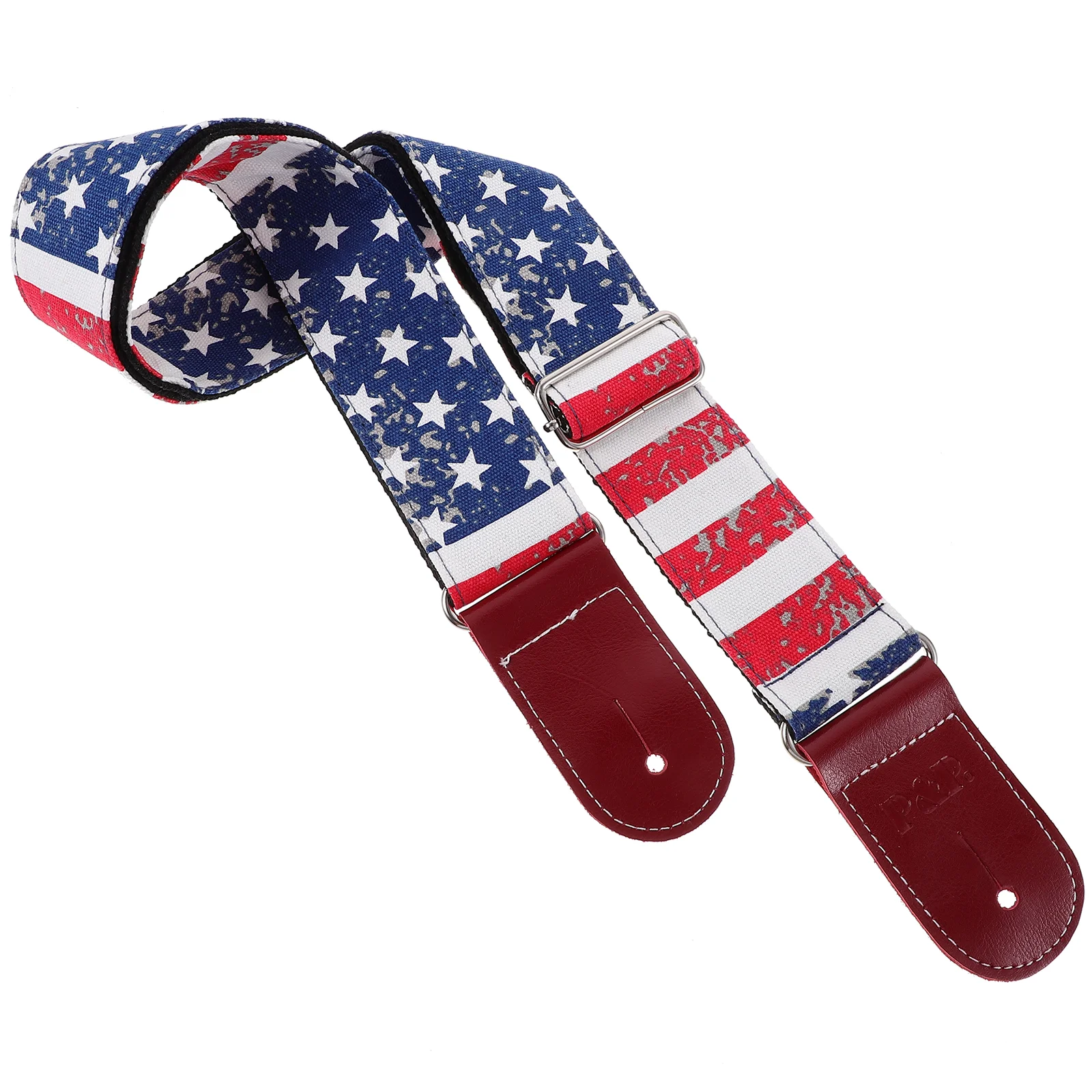 American Flag Bass Guitar Strap Belt Guitars Sling Shoulder Accessories Adjustable