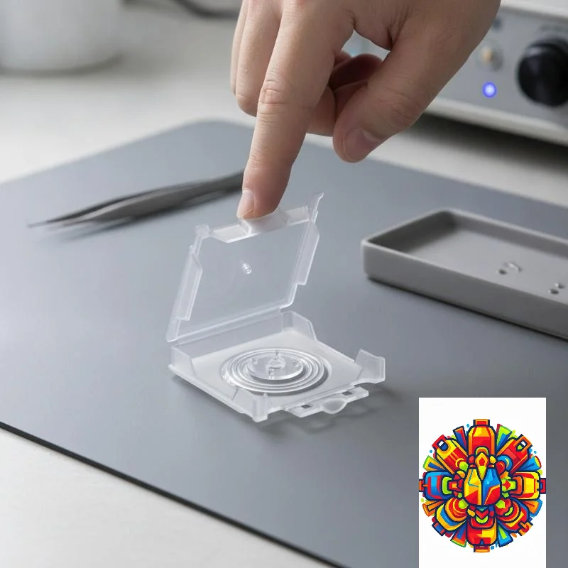 Clear Transparent Watch Dial Storage Box Dust Proof Secure Snap Closure for Watch Repair Shop Daily Use