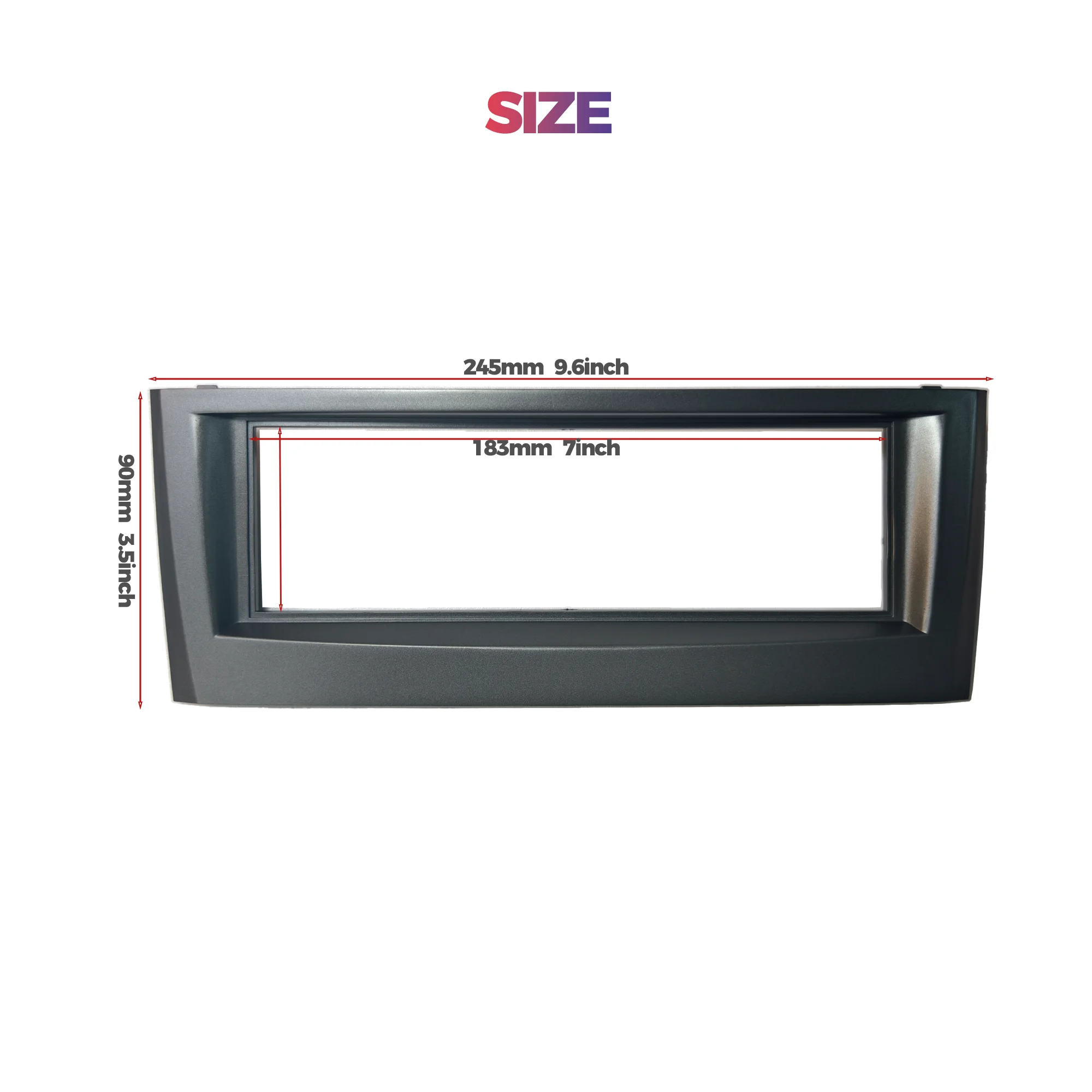 1Din Car Radio Fascia Frame For FIAT PUNTO LINEA 2005 2006 2007 Stereo Dash CD Trim Installation Single  Din Frame Kit Panel