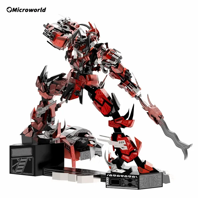 Microworld 3D Metall Puzzle Spiele Romantik Der Drei Königreiche Zhangfei Modell Kits DIY Puzzle Spielzeug Geburtstag Geschenke Für Teenager Kind