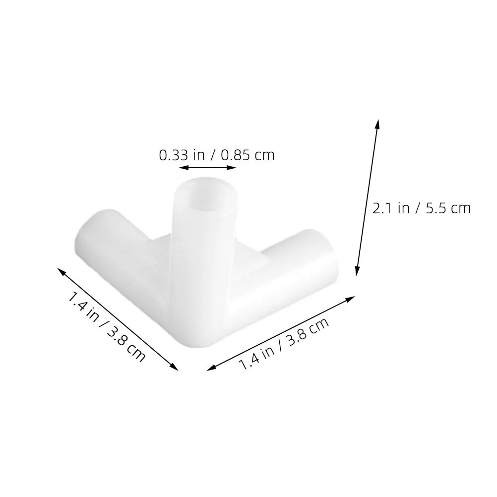40 قطعة ملحقات الخيمة 8.5 مللي متر موصلات القطب البلاستيكي للمظلة الخارجية أكشاك التخييم إصلاح الإطار دعم تركيبات #3