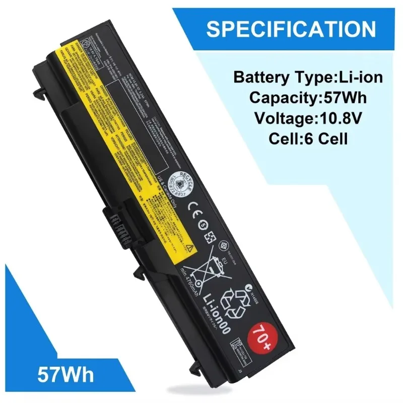 45N1001 42N1000 Laptop Battery for Lenovo ThinkPad T430 L430 T430i T410 T510i W530i SL530 0A36302 45N1006 57Y4185 Replacement