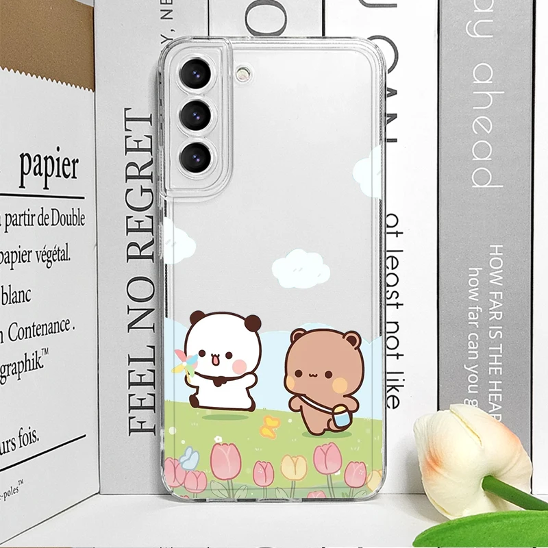 الإبداعية لطيف BUBU DUDU زوجين واضح جراب هاتف ل Vivo 50 لايت V30 V27 V25 V23 برو Y36 Y29 Y76 Y75 Y100 Y04 5G لينة الغطاء الخلفي #4