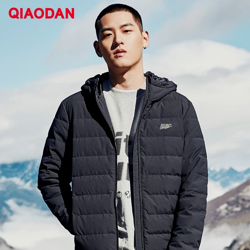 QIAODAN – doudoune de Sport pour homme, manteau épais, résistant au vent, chaud, léger, décontracté, à la mode, nouvelle collection hiver 2023