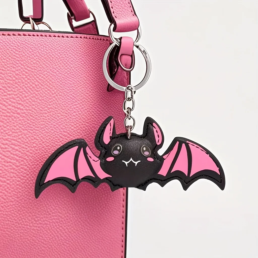 1/3 Stück rosa schwarz süße Fledermaus Schlüsselanhänger Halloween süße Dekoration Tasche Anhänger festliche Lieferungen Party Geschenk Cartoon Fledermaus Zubehör