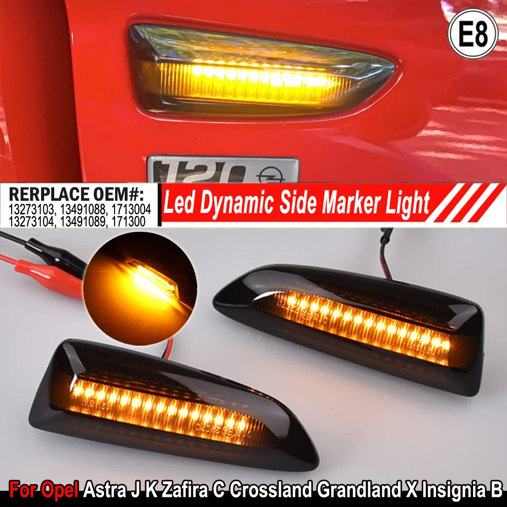 Sıralı Flaşör LED Yan Sinyal Lambası Opel Zafira Tourer Insignia