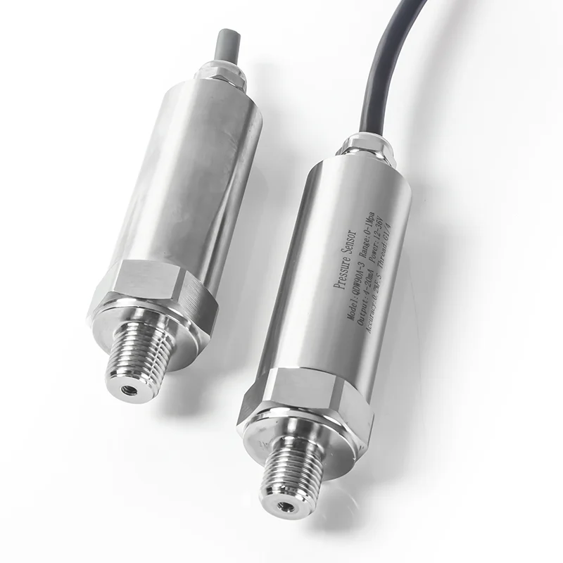 Pressão Transmissor Sensor de Pressão Impermeável Transmissor de Pressão Ip67 Npt1 420ma 010v 0600bar Aço Inoxidável