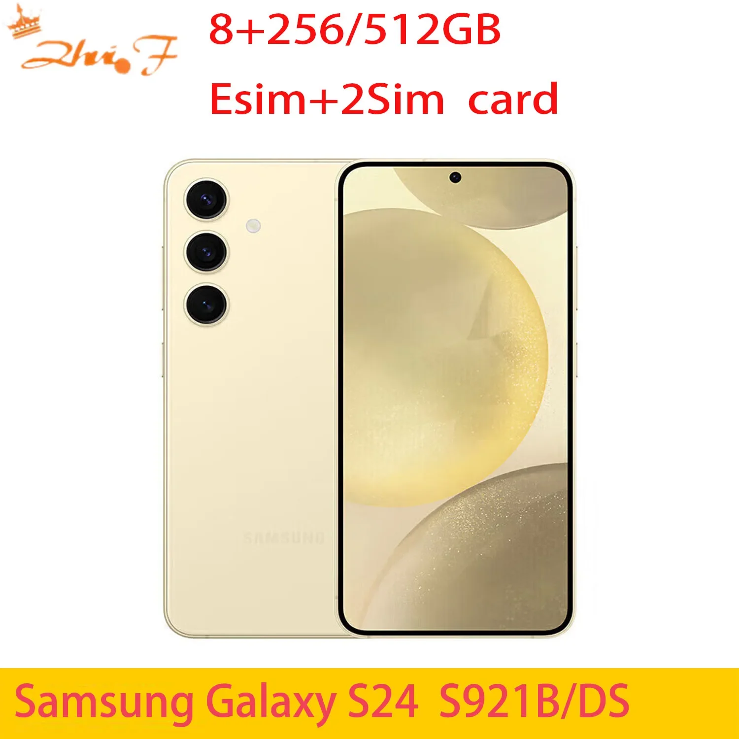Samsung S24 s921B DS, Dual card Eu version 8GB RAM, 256 GB ROM, Snapdragon 8 Gen3, 6.2 inch, 50MP 4320P, NFC,4000mAH
