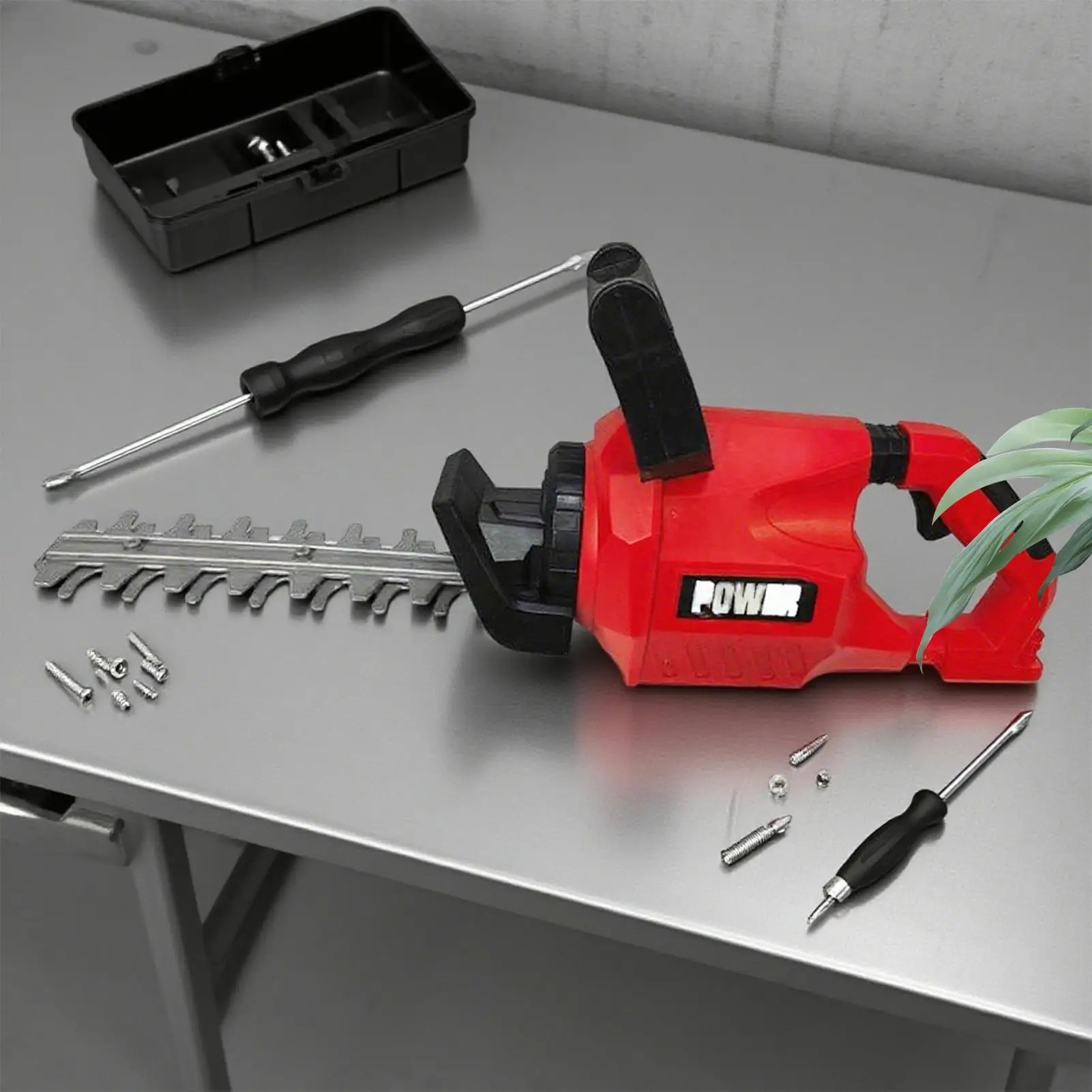 Maison de jeu simulée, jouet pour enfants, tronçonneuse électronique, outils de jardinage, Kits d'outils de jeu de simulation avec lunettes de sécurité pour fils
