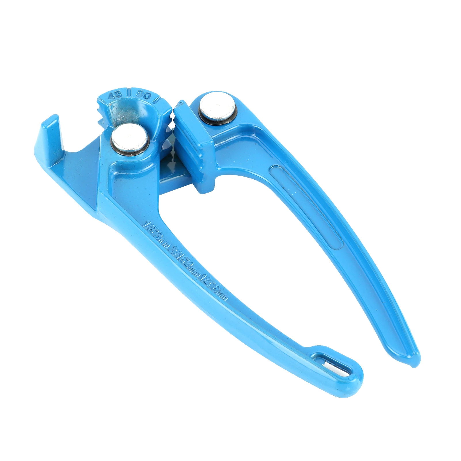

1/8in 3/16in 1/4in Tube Bender Tubing Fuel Brake AC Refrigerant Line Bending Tool Blue