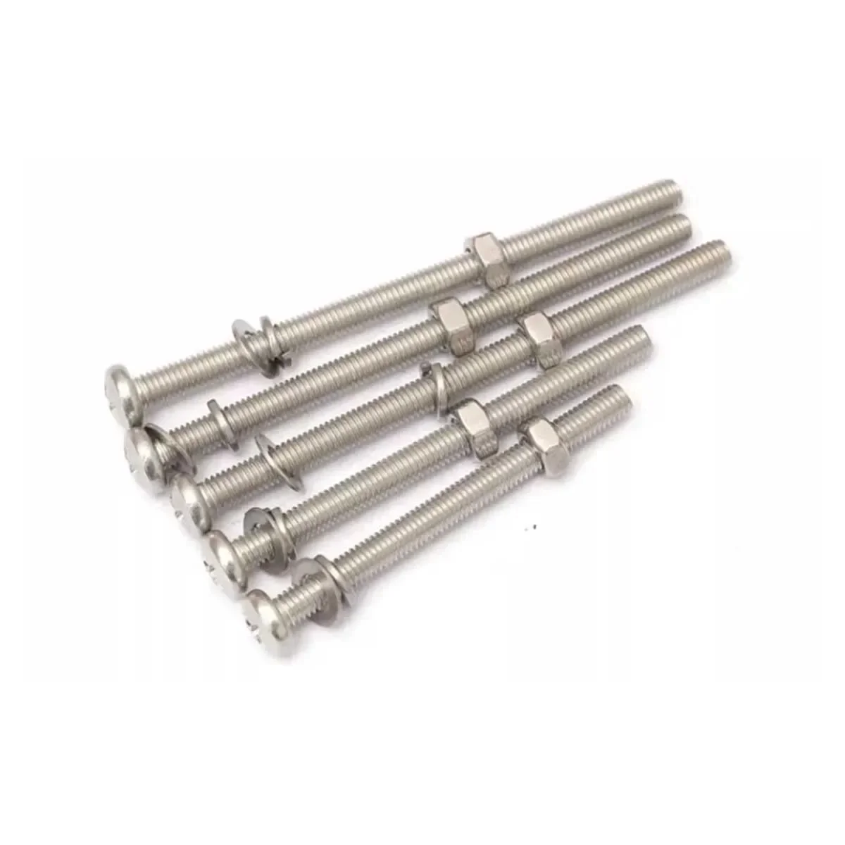 304 Stainless Steel Extended Screw, Nail, Gasket, Nut, Cross Combination Set