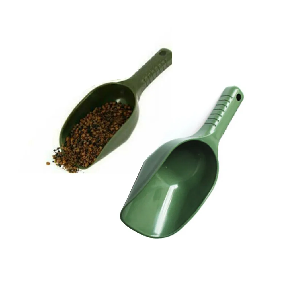 

PP Carp Fishing Bait Scoop Clip-In Design Spillage-Free Loading Floating Dishwasher Safe Green 24cm Baiting Spoon Boat Hopper