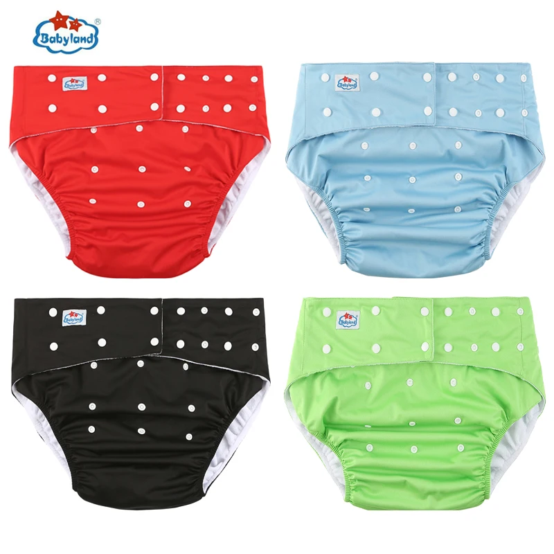 

Reusable Adult Diaper For Elderly Washable Incontinence Underwear Adjustable Size Nappy Waterproof Breathable Pant For Disabled