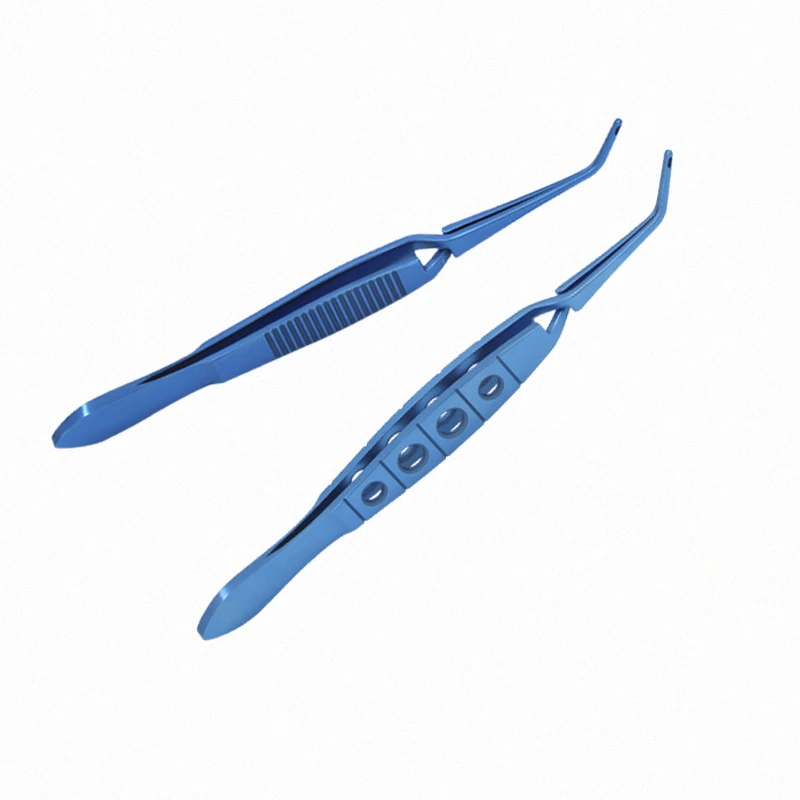 Scleral forceps ophthalmic microsurgical instruments - Titanium alloy reverse forceps sclera