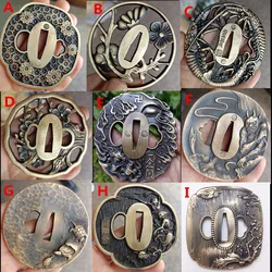 Beautiful Copper Brass Tsuba For Japanese Sword Samurai Katana Wakizashi Katana Knife fittings