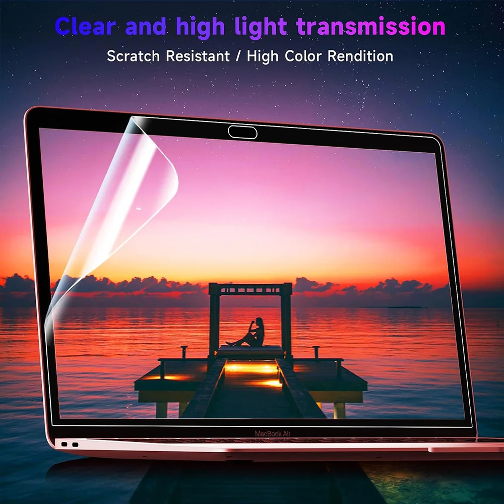 2 Pack HD Screen Protector For MacBook Air 13.6 M5 M4 M3 A3449 A3240 A3113 A2681 Pro 13 M2 M1 A2338 A2251 A2289 A2337 Soft Film