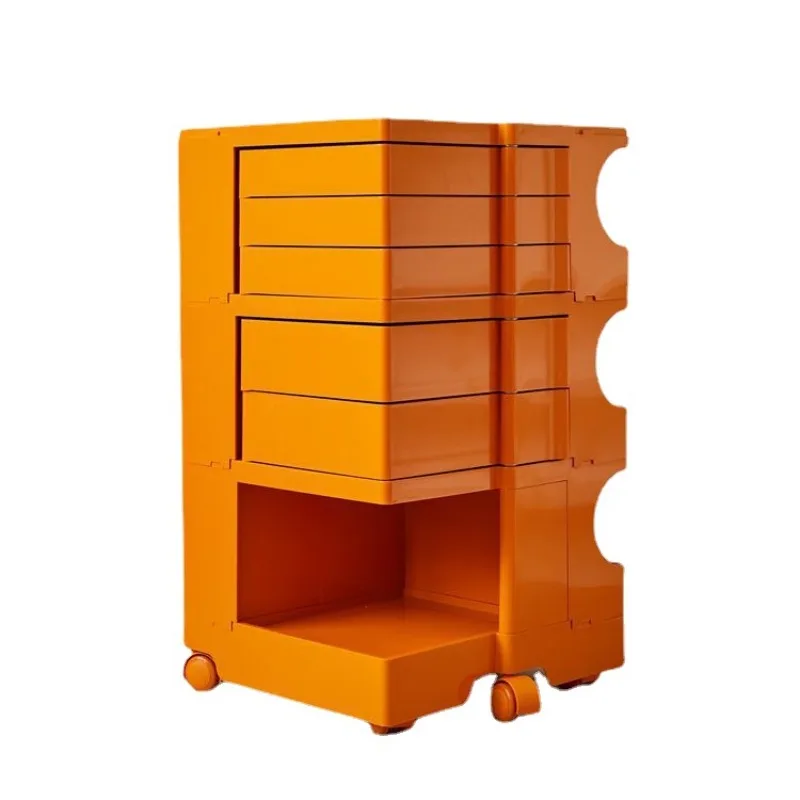 

Nordic rotating storage coffee table small apartment storage cabinet sofa side bedside cabinet