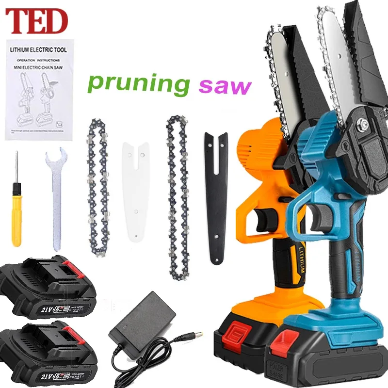 2PCS 4 6 Inch  Electric chain saw Mini Steel Chainsaw Chains Electric Chainsaws Accessory Chains Replacement Garden Power Tool