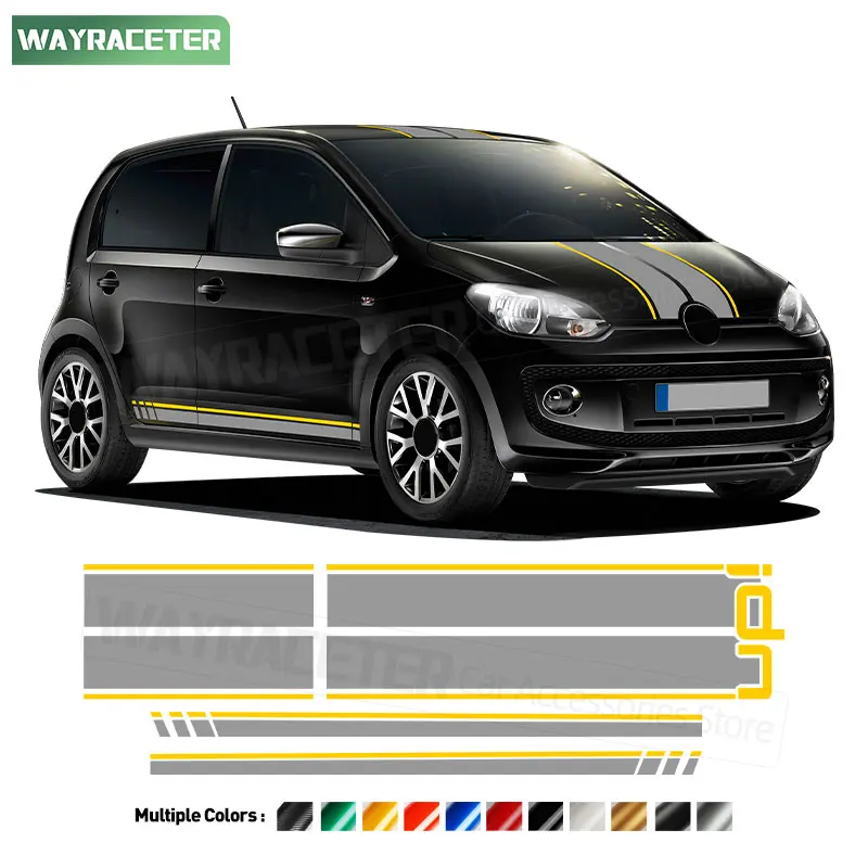 Edition Street Up! Bonnet Car Hood Engine Cover Roof Vinyl Decal Door Side Stripes Sticker For Volkswagen VW UP GTI Accessories