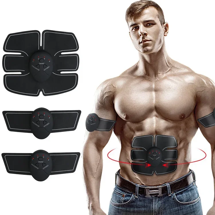 Deep Shenzhen Factory Cross-Border Six-Pack Abdominal USB Charging Abdominal Patch Home Fitness Equipment Smart Fitness Device